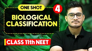 BIOLOGICAL CLASSIFICATION  Complete Chapter in One Video  ConceptsPYQs  Class 11th NEET [upl. by Ahsikym]