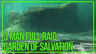 3 Man Garden of Salvation Full Raid  Shadowkeep  Destiny 2 [upl. by Hcirteid94]