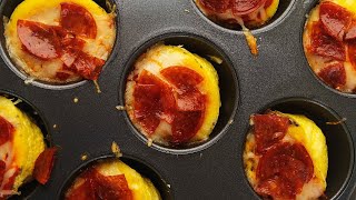 Keto Pizza Egg Bites [upl. by Ahsennek718]