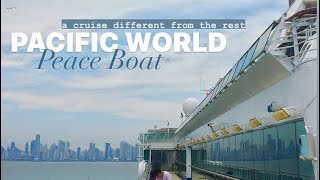 PACIFIC WORLD  a day aboard a different cruise ship complete tour  September 20 2023 [upl. by Anitsrihc262]