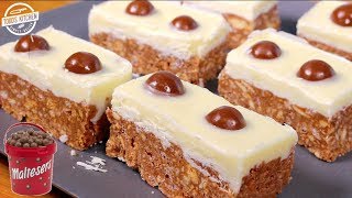 No bake Malteser Slices  How to make [upl. by Letnom520]