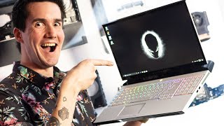 Alienware’s Area 51m is a Desktop Gaming Rig in Laptop Form  CES 2019 [upl. by Sidwell]