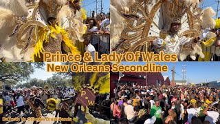 Prince amp Lady of Wales SampP Club Secondline  New Orleans  DaTruth Vs Stooges Brass Band Battle [upl. by Swisher149]