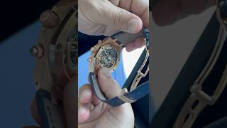 Unboxing Audemars Piguet Royal Oak Chronograph in 18k Rose Gold amp Blue Dial 26240orood315cr01 [upl. by Byran]