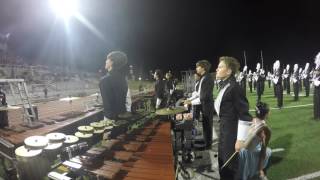 Vandegrift High School Marching Band quotEn Pointequot Xylophone Cam [upl. by Anesor]