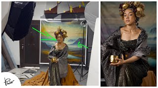 CREATE SOFT PAINTERLY PORTRAITS with this 3 LIGHT SETUP [upl. by Deena]