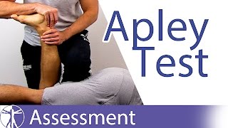 Apleys Test  Meniscus Injury [upl. by Dinsdale]