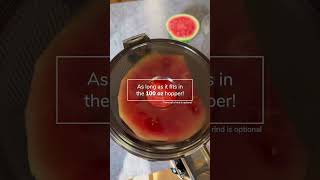 🍉 Watermelon Juice Using Kuvings AUTO10 HandsFree Slow Juicer  growyourownlives [upl. by Anifares173]