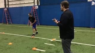 Wide Receivers  Drills for Making Efficient Cuts [upl. by Notle801]