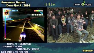 FZero GX  SPEED RUN 02530 Very Hard by CGN AGDQ 2014 [upl. by Mays]