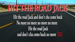 HIT THE ROAD JACK LYRICS COVER [upl. by Rollie]