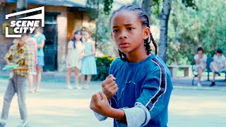 The Karate Kid Dre Faces Bullies JADEN SMITH SCENE [upl. by Ees]