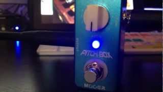 Mooer Micro Pitch Box pedal  Review [upl. by Onitnerolf246]