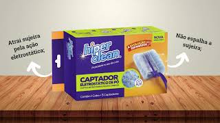 Espanador Eletrostático Duster Hiperclean Captador De Pó [upl. by Leynwad]