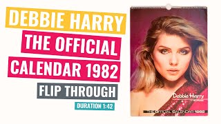 Debbie Harry  The Official Calendar 1982  Flip Through [upl. by Iona]