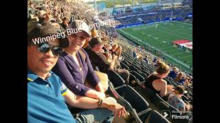 First Time watching the Winnipeg Blue Bombers [upl. by Ruyam]