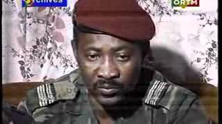 Amadou Toumani Toure quelques jours apres le coup d Etat militaire au Mali de 1991 [upl. by Filberte]