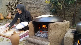 Bake lavash in our village house  Lavash Bread [upl. by Corette99]