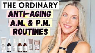 THE ORDINARY ANTIAGING SKINCARE ROUTINE  AM amp PM  SINCERELY MISS ASH [upl. by Riker]