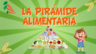 ALIMENTACIÓN SANA LA PIRÁMIDE ALIMENTARIA  Videos Educativos para niños [upl. by Nawed]