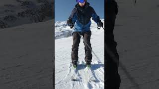 Improving the Transition Between Turns on Skis  shorts [upl. by Mahtal]