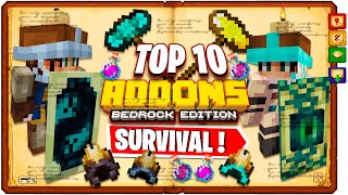 🔴 TOP 10 MEJORES ADDONS para MINECRAFT BEDROCK ► 118  119 [upl. by Scully]