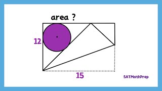 What is the area of the circle inscribed in triangle ABE sat act math [upl. by Notsehc166]