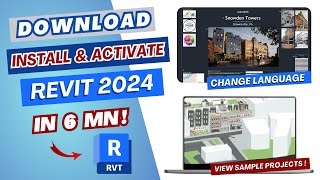 Download Install and Activate Revit 2024 for free l Step by step Tutorial l Explore New Features [upl. by Harvie]