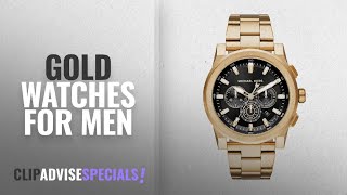 Top Michael Kors Gold Watches For Men  2018 Best Sellers [upl. by Elleraj]