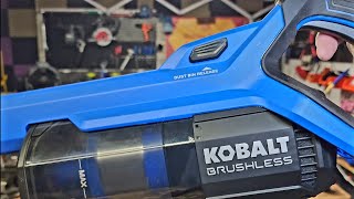 quotNEWquot Kobalt 24V Cordless Stick Vacuum testing and review [upl. by Ondrej]