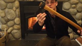 Classic Outdoors use and Review Wetterlings Bushman Axe 178 [upl. by Bowrah46]