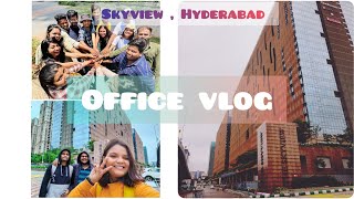 Office Vlog  Genpact Hyderabad  Skyview Building office hyderabad appoloniasvlog [upl. by Norbel]