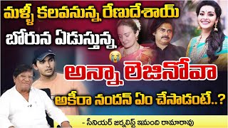 Imandi Rama Rao About Reasons Behind Renu Desai Meets Pawan Kalyan  RED TV Vijayawada [upl. by Olly957]