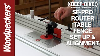 Deep Dive  SFPro Router Table Fence Set Up amp Alignment [upl. by Annaed]