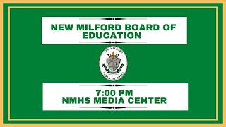 101524 New Milford Board of Education Meeting [upl. by Elwood]