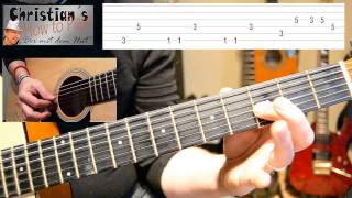 How to Play Sido BILDER IM KOPF Tabs Akkorde Akustik Gitarre lernen Tutorial HD Deutsch [upl. by Aerdua]