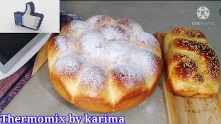 🔥Brioche extra moelleuse au Thermomix نساي كاع البريوش لي درتي و اجي تجربي هذا 😋العسل كيتقطر 😂 [upl. by Fortunia]