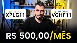 COMO TER UMA RENDA DE R500 POR MÊS COM FUNDOS IMOBILIÁRIOS [upl. by Korff742]