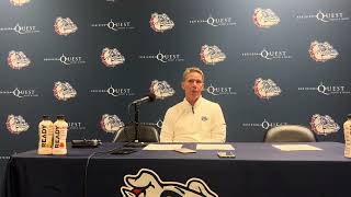 Gonzaga’s Mark Few post UMass Lowell [upl. by Iduj]