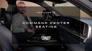 ESCALADE IQ Command Center  Seating  Cadillac [upl. by Arakihc]