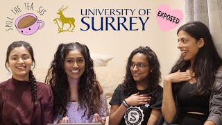 UNIVERSITY OF SURREY  SPILLING THE TEA HONEST REVIEW [upl. by Ecirtaemed]