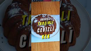 Tam ölçülü Havuçlu Tarçınlı Cevizli kek Tarifi YouTube kanalımda kek pasta poğaça pankek [upl. by Saimerej]