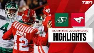 CFL WEEK 19 STAMPEDERS VS ROUGHRIDERS [upl. by Yerfej452]