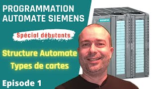 Structure automate et types de cartes  Tuto programmation automate Siemens S7 1 [upl. by Airotnahs]