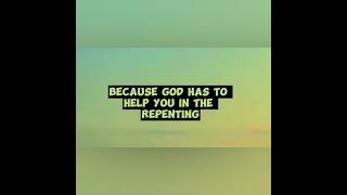 Repentance is not renouncing the sin Then what motivation jesus christ [upl. by Anelec250]