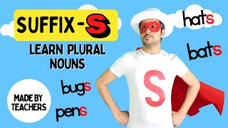 The Suffix S  Phonics Lesson  Primary Grades [upl. by Yelich868]