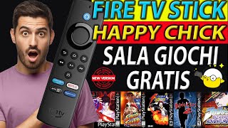 🎮 La FIRE TV STICK diventa una console GRATIS di giochi arcade 🕹️ HAPPY CHICK Nuova Versione [upl. by Charyl526]