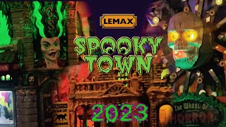 Lemax Spooky Town 2023 Display Video Edited [upl. by Gordon]