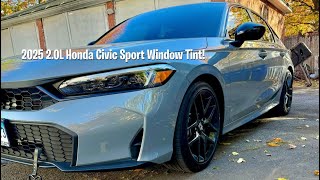 2025 20L Honda Civic Sport Window Tint [upl. by Eli611]