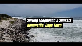 Surfing at Longbeach Kommetjie Cape Town and Sunsets [upl. by Aimej]